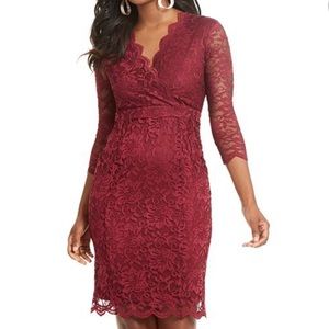 Mauve Lace semi formal dress